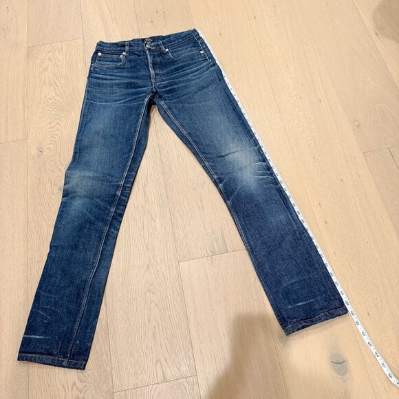 APC SLIM FIT MEDIUM WAIST MEN'S JEANS SIZE 27 - Picture 7 of 16